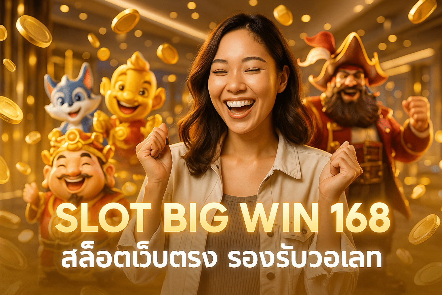 SLOT BIG WIN 168 สล็อตเว็บตรง รองรับวอเลท