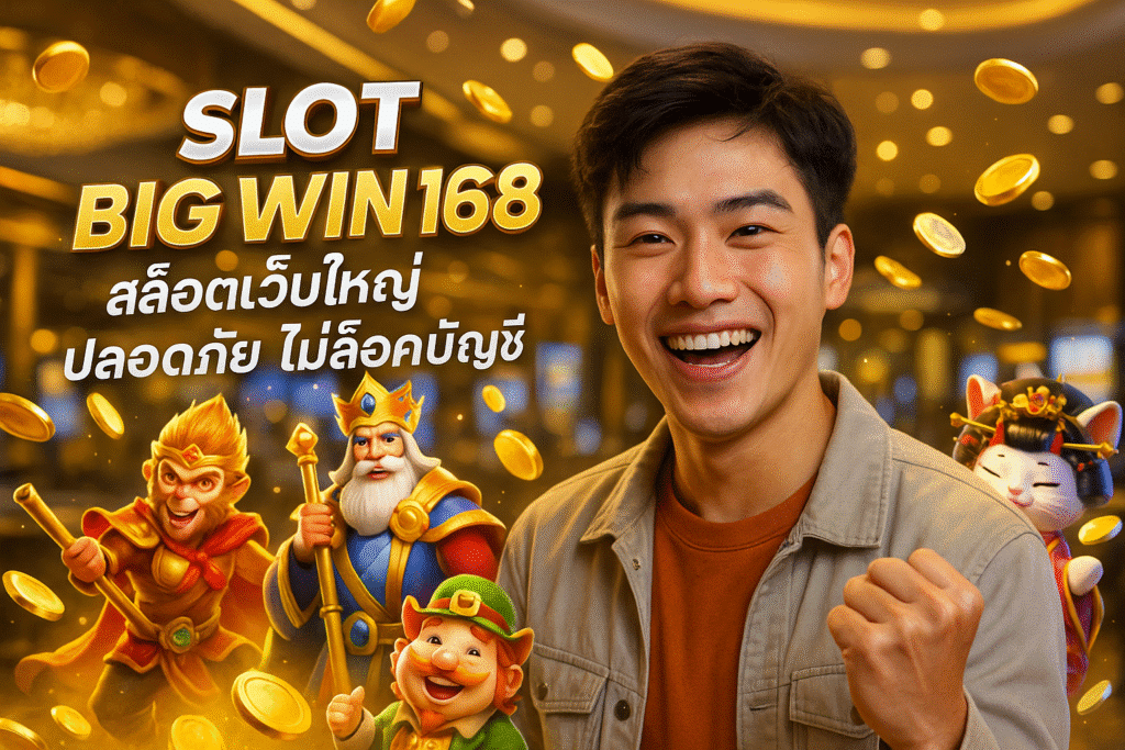 SLOT BIG WIN 168 สล็อตเว็บใหญ่ ปลอดภัย ไม่ล็อคบัญชี